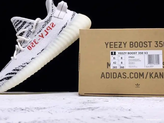 Yeezy White Zebra 350 Adidas Boost CP9654 V2 Black 0505